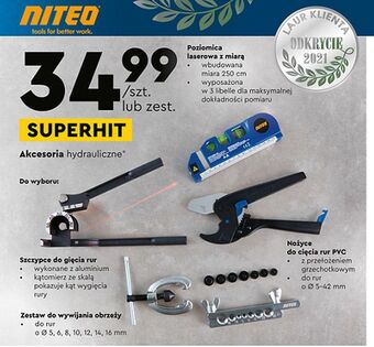 Biedronka Poziomica laserowa Niteo Tools oferta