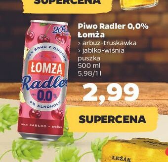 Netto Piwo Łomża Radler 0.0% Jabłko-Wiśnia oferta