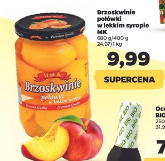 Netto Brzoskwinie połówki w lekkim syropie M&K oferta