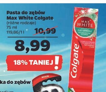 Netto Pasta do zębów clay & minerals Colgate Max White oferta