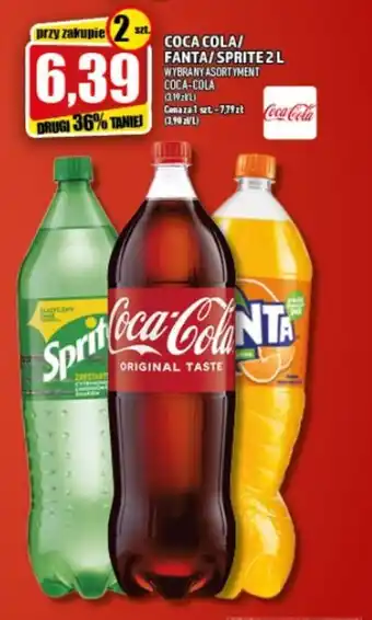 Topaz Coca Cola, Fanta, Sprite 2 l oferta