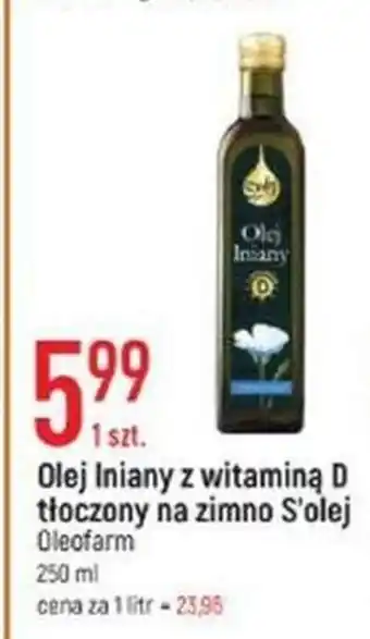 E.Leclerc Olej lniany z witaminą D tłoczony na zimno oferta