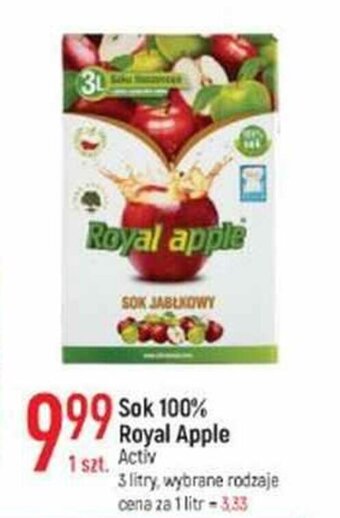 E.Leclerc Sok 100% Royal Apple 3l oferta