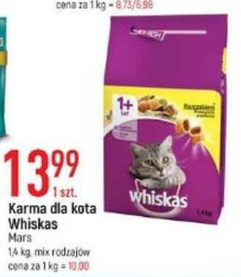 E.Leclerc Karma dla kota Whiskas 1,4kg oferta