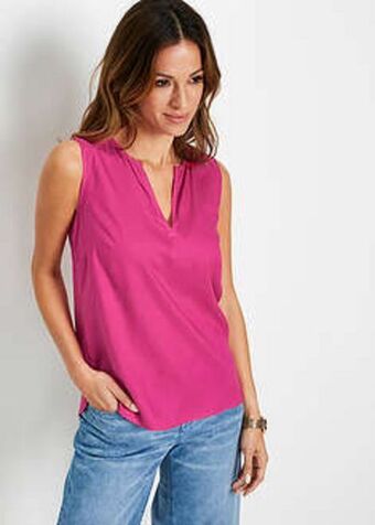 BonPrix Bluzka bez rękawów z wiskozy oferta