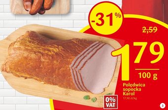 Delikatesy Centrum Polędwica sopocka Karol 100 g oferta