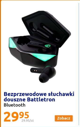 Action Bezprzewodowe słuchawki douszne Battletron oferta