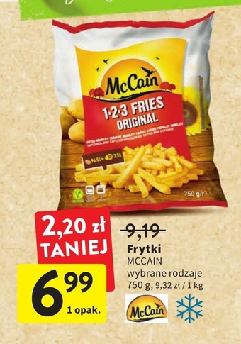 Intermarche McCain 1.2.3 Fries Original Frytki 750 g oferta
