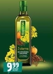 Stokrotka Kujawski 3 ziarna Olej rzepakowy z olejami z lnu i pestek dyni 750 ml oferta