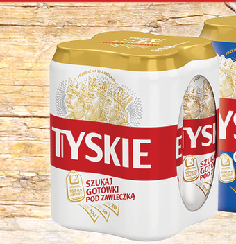 Społem Tyskie Piwo jasne 4 x 0,5 l oferta