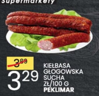 Wafelek Kiełbasa głogowska sucha 100g oferta