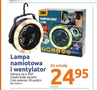 Action Lampa namiotowa i wentylator oferta