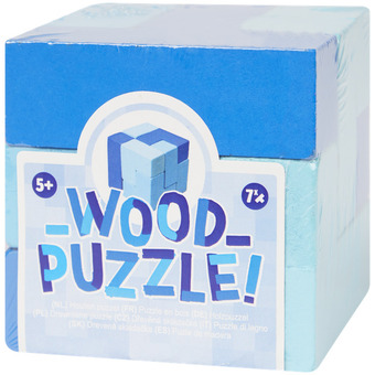 Action Drewniane puzzle w kształcie sześcianu oferta