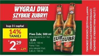Twój Market Piwo Żubr 500 ml oferta