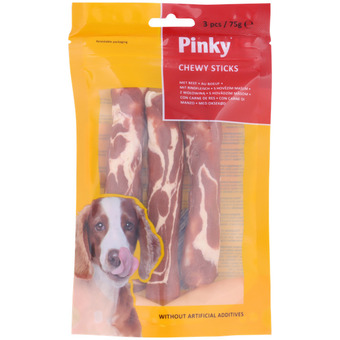 Action Patyczki do żucia z karmą dla psów Pinky oferta