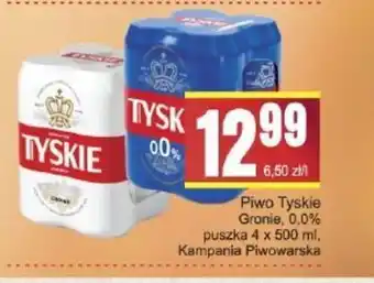 Słoneczko Piwo Tyskie Gronie, 0% 4x500 ml oferta