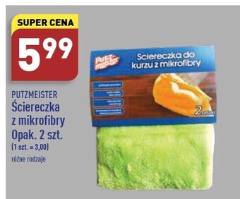 ALDI Ściereczki z mikrofibry do kurzu Putzmeister oferta