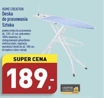 ALDI Deska do prasowania 120 x 42 cm Home Creation oferta