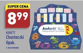 Chusteczki higieniczne 4-warstwowe Kokett