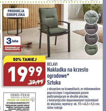 ALDI Nakładka na krzesło z niskim oparciem Belavi oferta