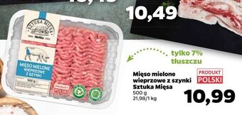 Netto Mięso mielone wieprzowe z szynki Sztuka Mięsa oferta