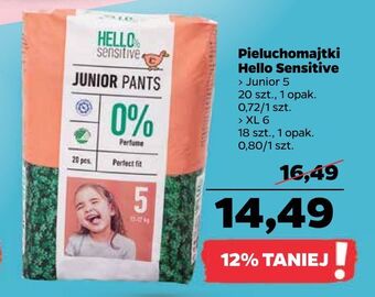 Netto Pieluchomajtki Hello Sensitive oferta