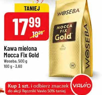 Polomarket Woseba Mocca Fix Gold Kawa palona mielona 500 g oferta