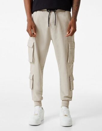 Spodnie jogger cargo slim
