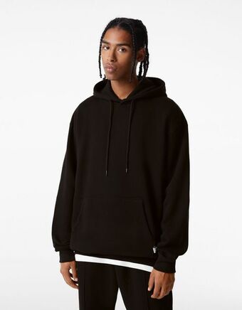 Bershka Bluza oversize z kapturem oferta
