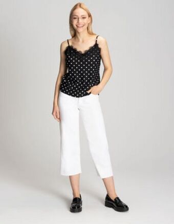 Takko Fashion Dział damski spodnie fason culotte - prążkowany ściągacz nogawki oferta