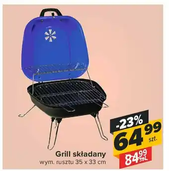 Carrefour Grill składany 35 x 33 cm 1 SZT oferta