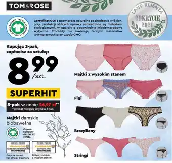 Biedronka Figi damskie Tom & Rose oferta