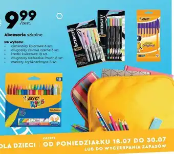 Biedronka Długopisy żelowe Bic Gelocity oferta