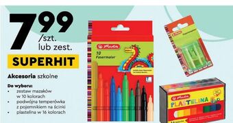 Biedronka Plastelina Herlitz oferta