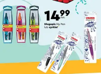 Biedronka Długopis wymazywalny niebieski Herlitz My Pen oferta