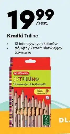 Biedronka Kredki trilino Herlitz oferta