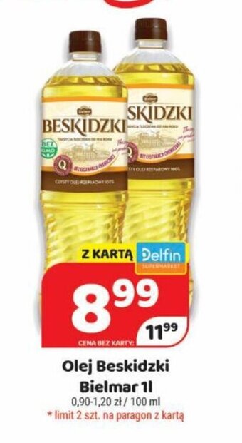 Delfin Olej Beskidzki Bielmar 1 l oferta