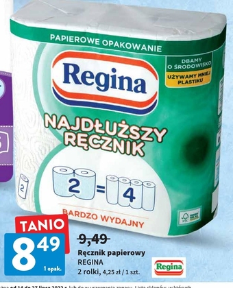 Intermarche Regina Najdłuższy Ręcznik papierowy uniwersalny 2 rolki oferta