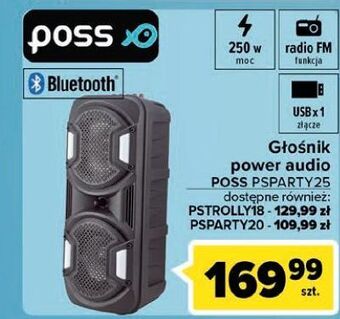 Carrefour Głośnik power audio psparty25 Poss oferta