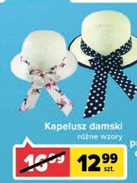 Carrefour Kapelusz damski oferta