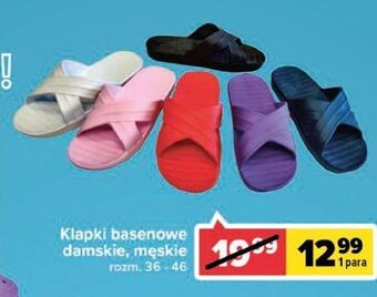 Carrefour Klapki basenowe damskie oferta