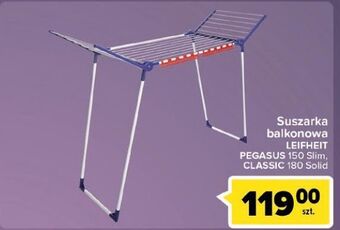 Carrefour Suszarka classic 180 solid Leifheit oferta