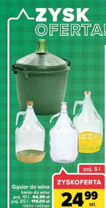 Carrefour Gąsior do wina 5 l oferta