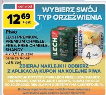 Carrefour Piwo Lech Free Active Hydrate Mango I Cytryna oferta