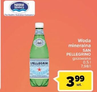 Carrefour Woda gazowana San Pellegrino oferta