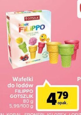 Carrefour Wafle do lodów filippo Gotszlik oferta
