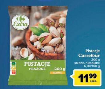Carrefour Pistacje prażone Carrefour oferta