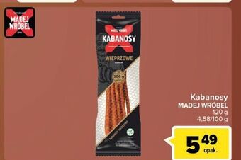 Carrefour Kabanosy wieprzowe Madej & Wróbel oferta