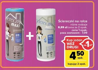 Carrefour Ściereczki maxi oferta