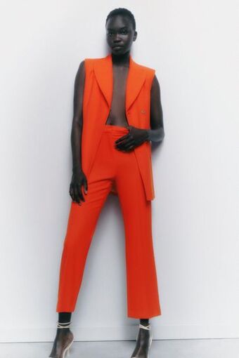 Mini flare trousers